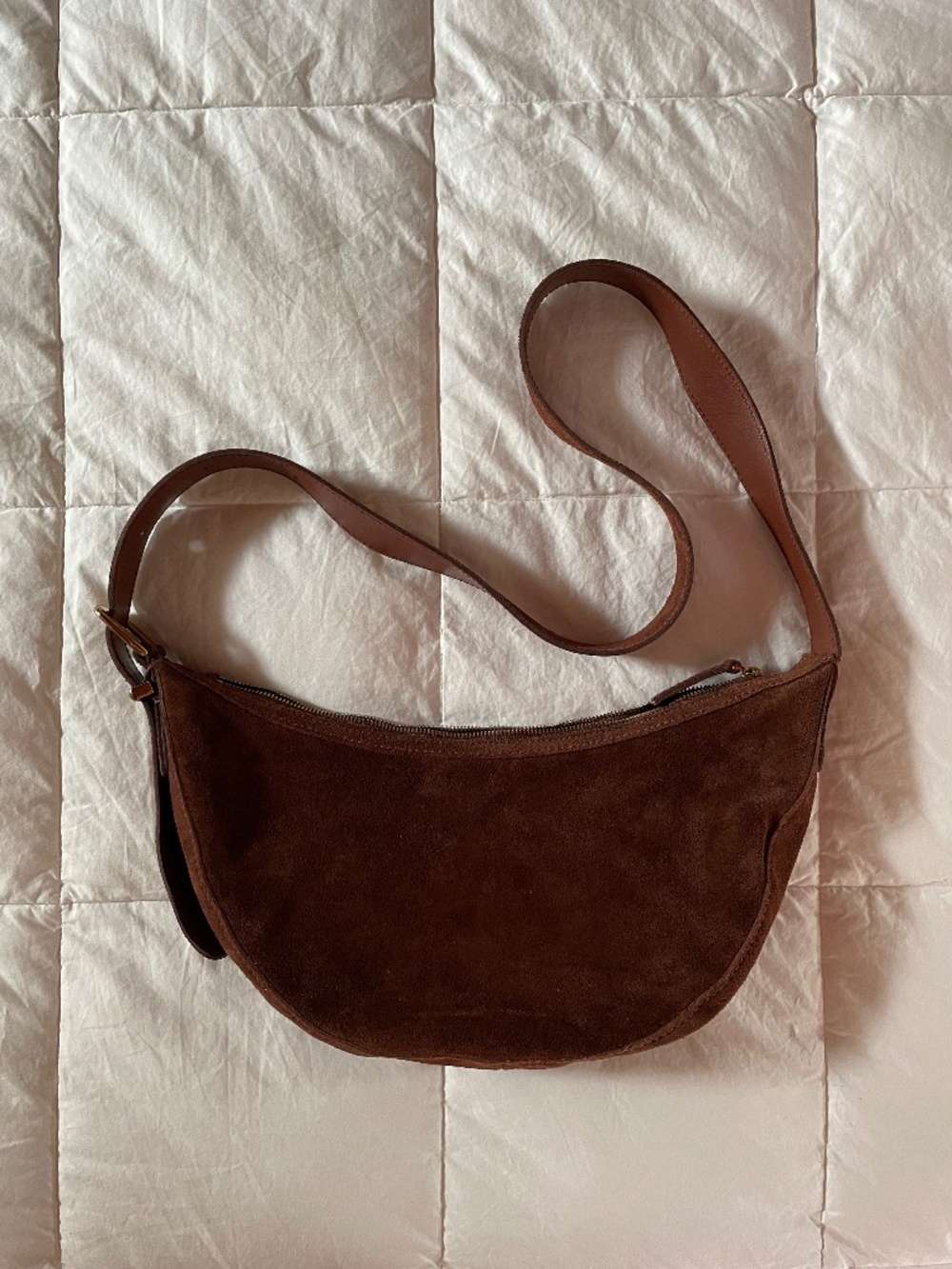 Madewell Essential Suede Sling Crossbody Bag